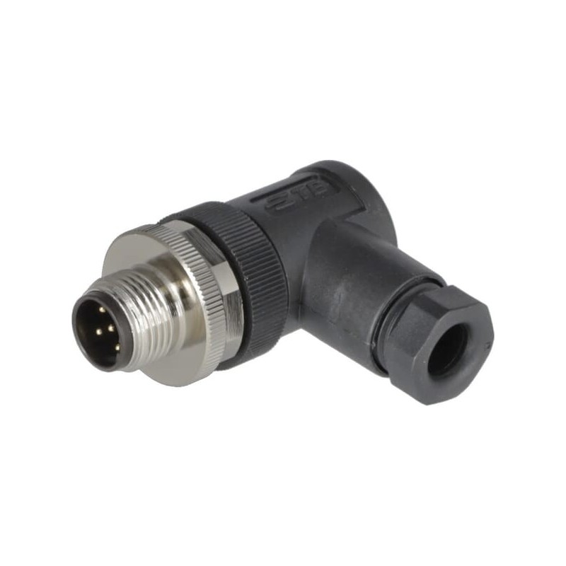 Stecker 5 P. Stecker M12 Code-B, 90 Grad - M1205MA90B