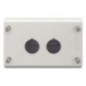Surface mount enclosure, 2 hole - M22I2 Surface mount enclosure, 2 hole - M22I2