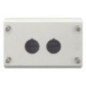 Surface mount enclosure, 2 hole - M22I2 Surface mount enclosure, 2 hole - M22I2