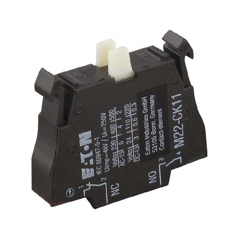 Contact element, 1NO,1NC,Eaton - M22CK11 Contact element, 1NO,1NC,Eaton - M22CK11