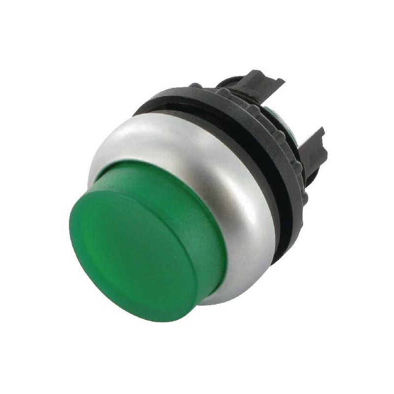 Pushbutton green hi - M22DLHG