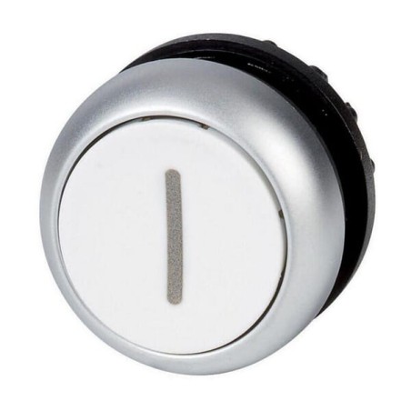 Pushbutton white 1 inch spring-return - M22DWX1