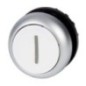 Pushbutton white 1 inch spring-return - M22DWX1