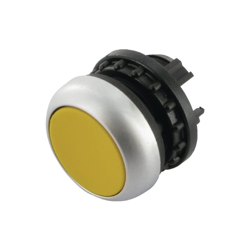 Push Button yellow Spring-retrn - M22DY