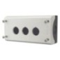Surface mount enclosure, 3 hole - M22I3 Surface mount enclosure, 3 hole - M22I3