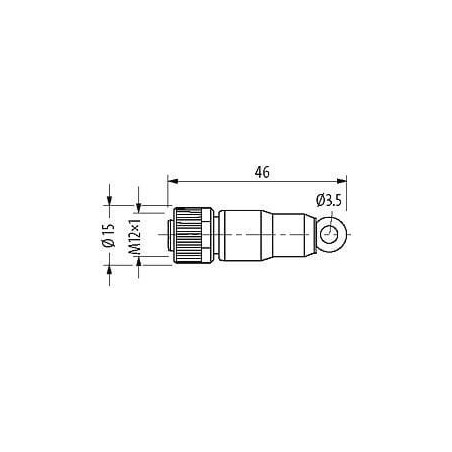 Terminator M12 female - M12TRESF