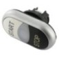 Double actuation with indicatorlight - M22DDLWSGB1GB