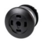 Mushroom actuator black - M22DPSX