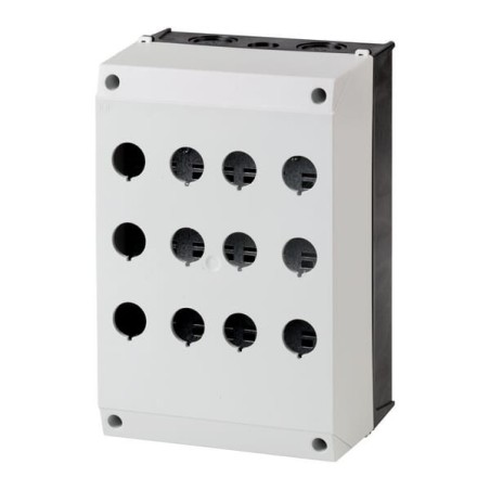Surface mount enclosure, 12 holes - M22I12