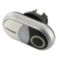 Double actuation with indicator light - M22DDLWSX1X0
