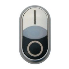 Double actuation with indicator light - M22DDLWSX1X0