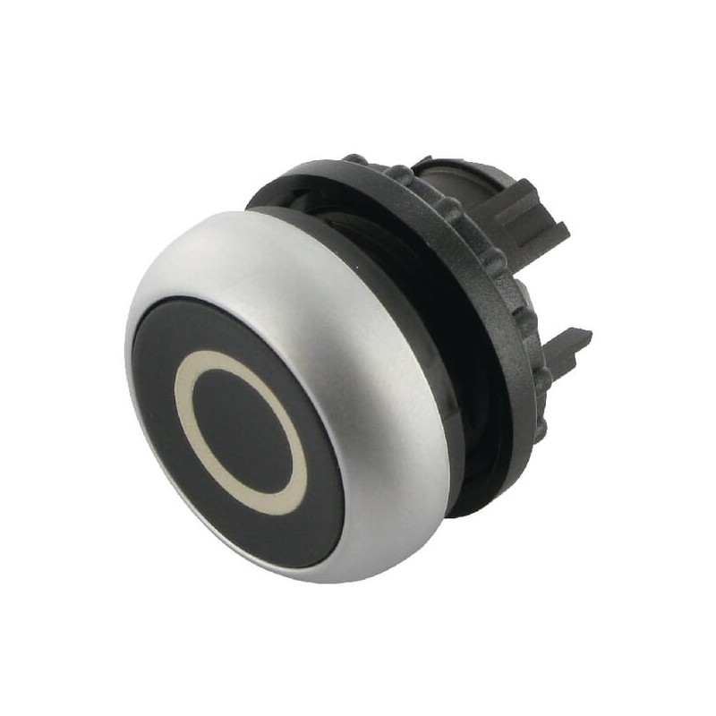 Pushbutton black 0 inch spring-return - M22DSX0