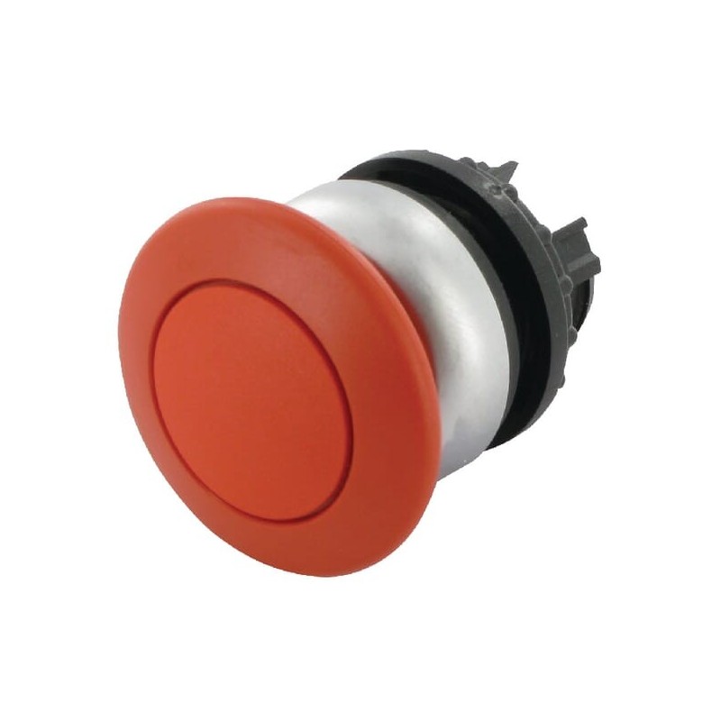 Mushroom actuator rd stay-put - M22DRPR