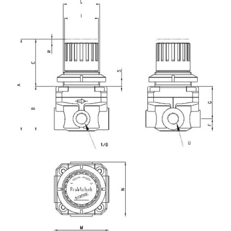Regulator ciśnienia - M004R20