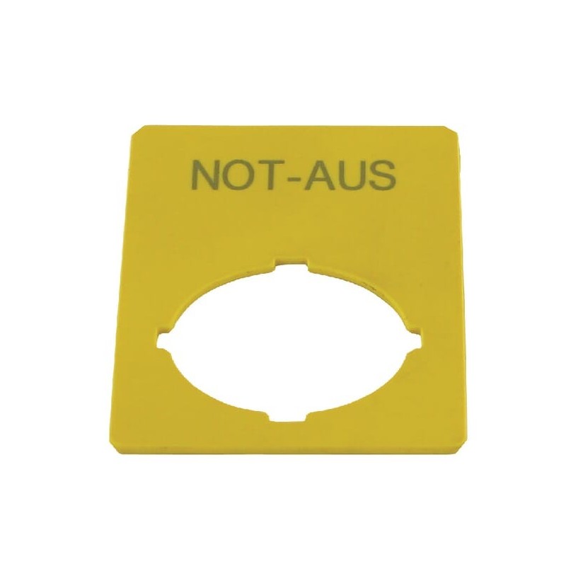 Emergency stop label D - M22XZKD99 Emergency stop label D - M22XZKD99