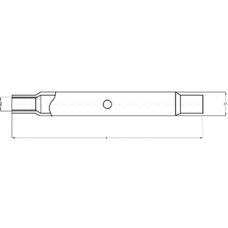 Oberlenkerrohr M27x3 CBM - M3PE2703