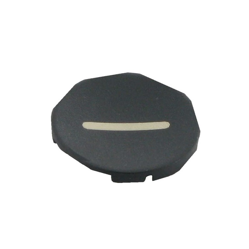Button plate black - - M22XDSX5