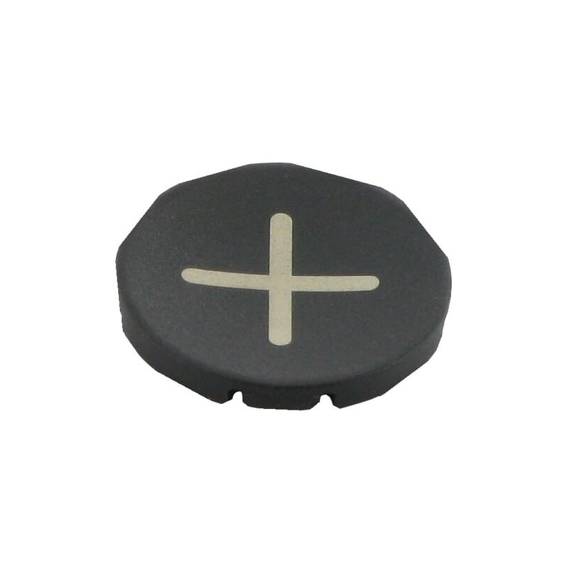 Button plate black - M22XDSX4