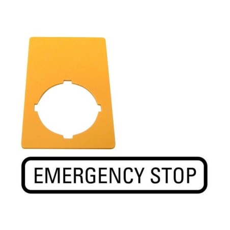 NOT-AUS-Schild Emergency Stop - M22XZKGB99