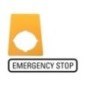 Emergency Stop label - M22XZKGB99 Emergency Stop label - M22XZKGB99