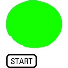 Button lense green START - M22XDLGGB1