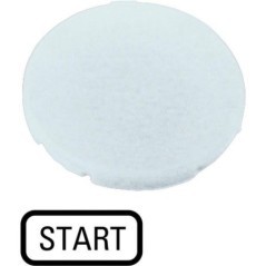Button plate white START - M22XDWGB1