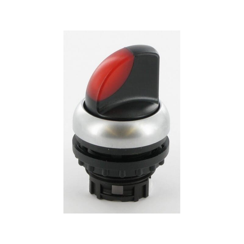 Selector switch red - M22WRLKR