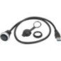 Einbaubuchse USB 2.0 A/A - M22USBSA Einbaubuchse USB 2.0 A/A - M22USBSA