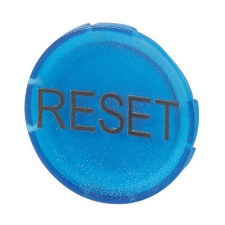 Button lense blue RESET - M22XDLBGB14