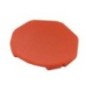 Button plate, red, for pushbutton, - M22XDR