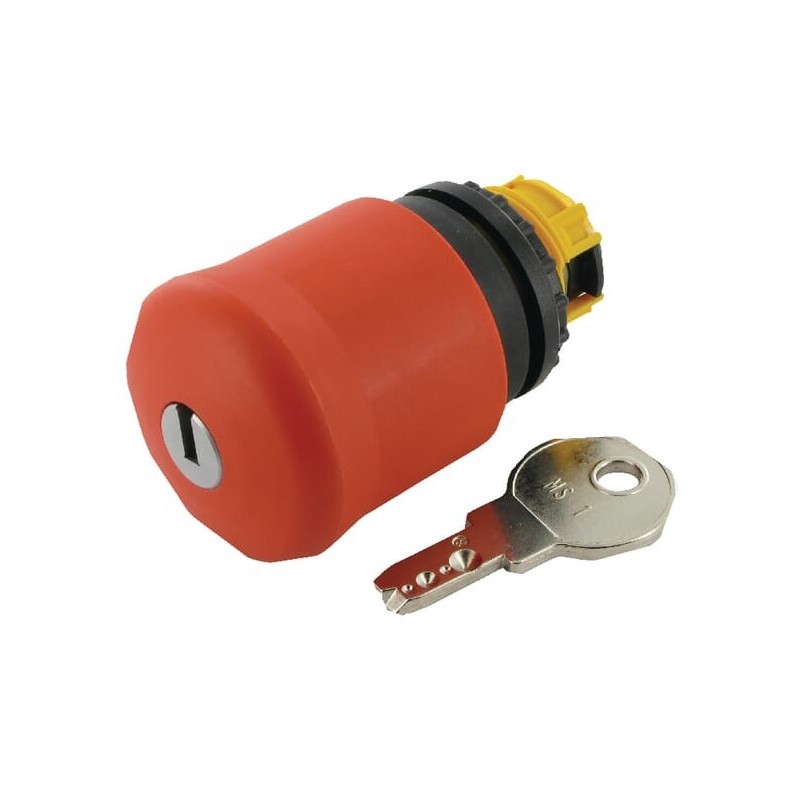 E-Stop key-release mush.butt. - M22PVS