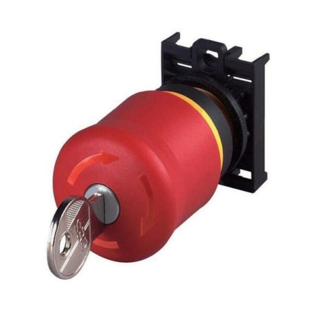 E-Stop key-rel.mushr.pushbuttn - M22PVSK01