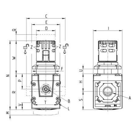 Regulator ciśnienia - MD1R700