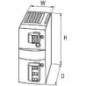 Power supply 24VDC, 2,5A - MCSB25A Power supply 24VDC, 2,5A - MCSB25A