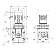 Manifold pressure regulator - MD1M000