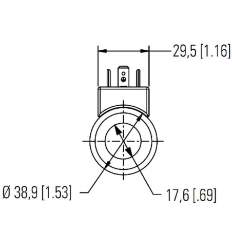Spule, 12 VDC, 300AA00121A - MCSCH012DG000010