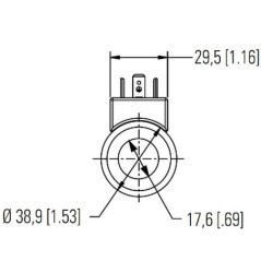 Spule, 24 VDC, 300AA00122A - MCSCH024DG000010