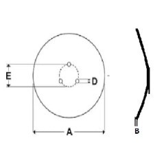 Track marker disc 300mm - MD302