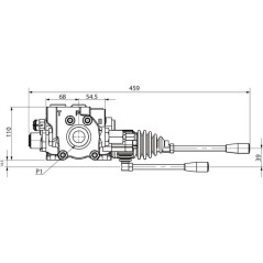 Rozdzielacz hydrauliczny sekcyjny Mikrus - 6 sekcji - MBVA6001