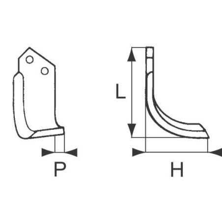 Fräsmesser L. Maletti Org. - MA0500078