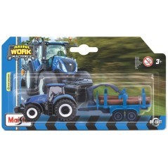 Ciągnik New Holland T7.315 HD ładowacz do drzewa z przyczepą - MA15590NL