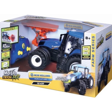 Ciągnik New Holland T8.435 z pługiem do śniegu 2.4 GHz - MA82722