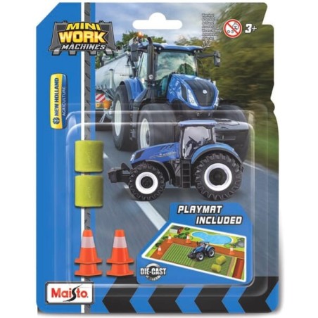 Zestaw do zabawy w farmę, mały miniatura New Holland - MA15592N