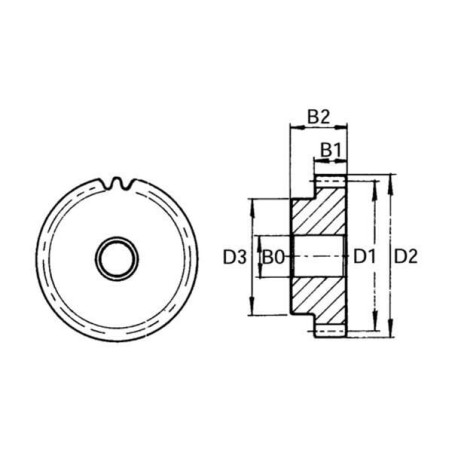 Stirnradmodul 3 - Z34 - MOD334