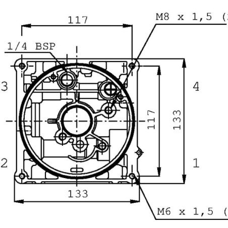 MPP Flange 4/3 valve - MPPIFC1