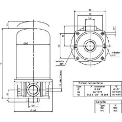 MST9050AG1 MP Filtri, Screw-on filter heads 