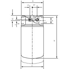 Aufschraubfilter - MPS050SG1P25A