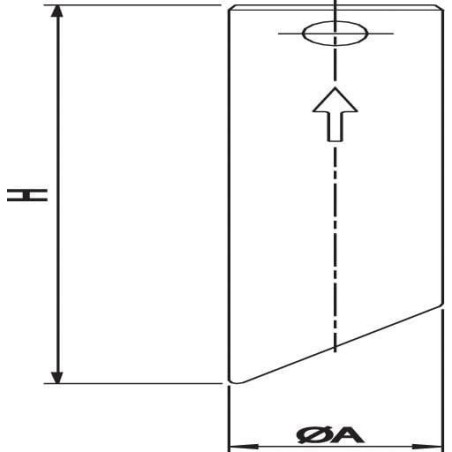 Rura przedłużająca średnica 32X300 - MP9TE32A300