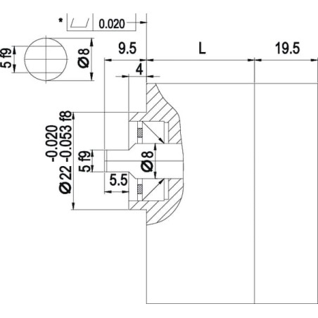 MPP Pump 0.4cc d gr.0.5 - MPP04D