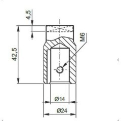 MPP engine coupling for EM71 B14 - MPP9MC71